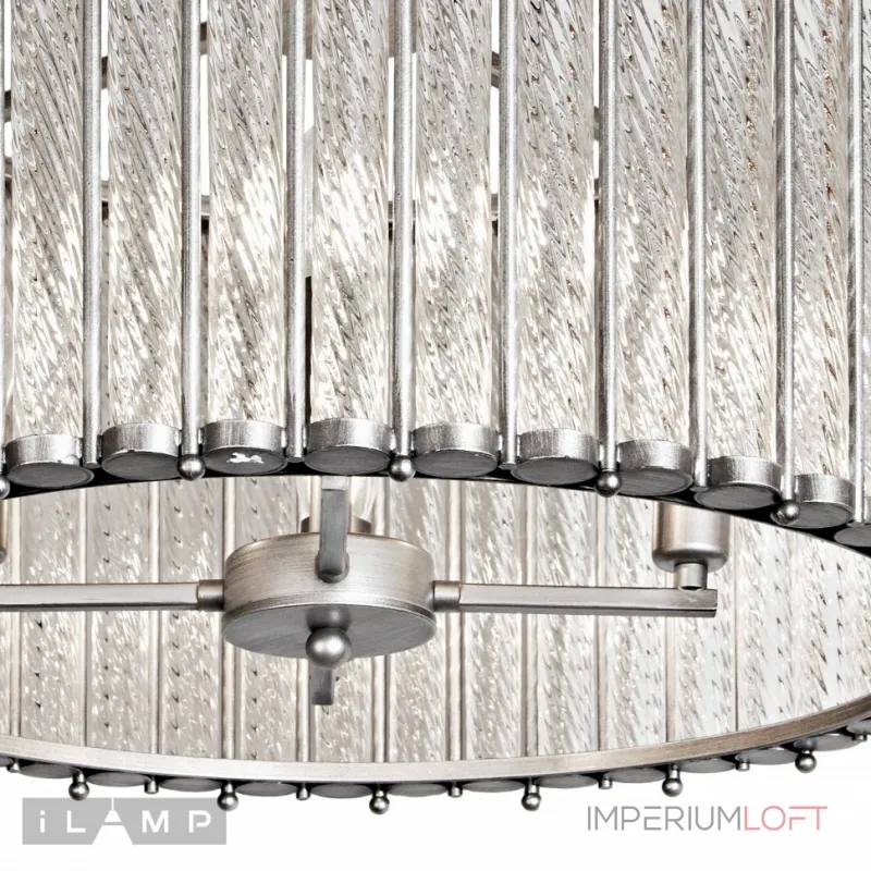 Подвесная люстра iLamp Manhattan MD0266-4B SILVER BRUSH Подвесная люстра iLamp Manhattan MD0266-4B SILVER BRUSH