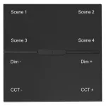 Смарт выключатель беспроводной (Zigbee) iLEDEX TECHNICAL VISION SP 48V-4-BK