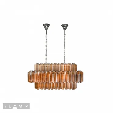 Подвесная люстра iLamp Destiny MD0267-14B CHROME+BROWN от ImperiumLoft