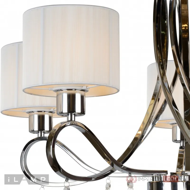 Подвесная люстра iLamp Bella RM1029/5 Хром от ImperiumLoft
