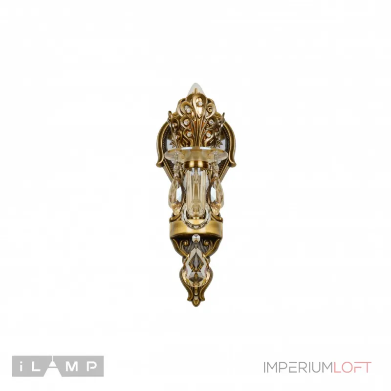 Настенный светильник iLamp Asia 61078/1 Бронзовый Настенный светильник iLamp Asia 61078/1 Бронзовый
