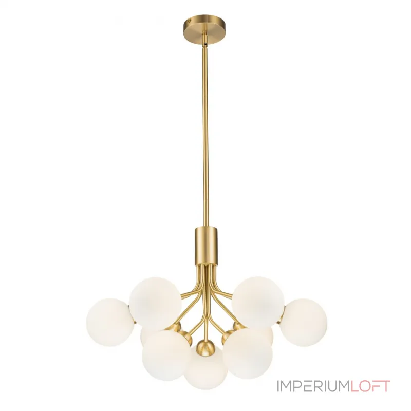 Люстра на штанге Belfast Bryson L-8130-6+3 BR GL Люстра на штанге Belfast Bryson L-8130-6+3 BR GL