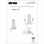 Светильник настенный iLamp Evolution W6806-1 NIC от ImperiumLoft