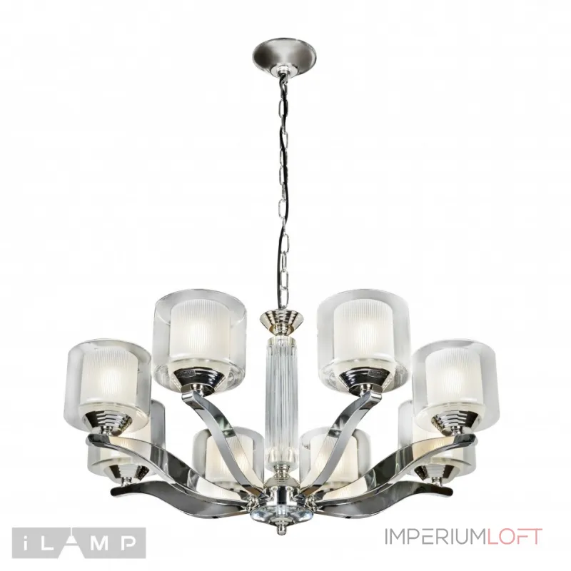 Подвесная люстра iLamp Simple 88265/8 Хром