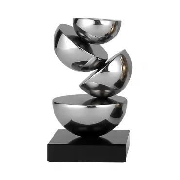 Подсвечник iLedex FRAGMENT 6932 S SILVER & BLACK