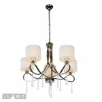 Подвесная люстра iLamp Bella RM1029/5 Хром от ImperiumLoft