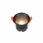 Светильник встраиваемый iLedex Mars DIM 207-7W-D75-3000K-24DG-BK