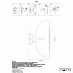 Настенный светильник iLamp STEREO 9285W GOLD&SMOKY