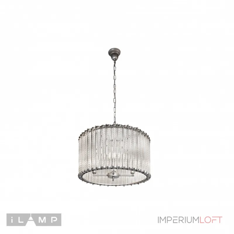 Подвесная люстра iLamp Manhattan MD0266-4B SILVER BRUSH Подвесная люстра iLamp Manhattan MD0266-4B SILVER BRUSH