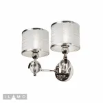 Настенный светильник iLamp Chelsea W2400-2 Nickel от ImperiumLoft