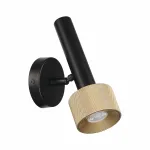 Светильник настенный iLEDEX Delta 2360-1 BK+BR от ImperiumLoft