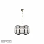 Подвесная люстра iLamp Tribeca MD0276-6C CHROME+SMOKY GRAY