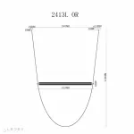 Подвесной светильник iLedex Rocks 2413L OR