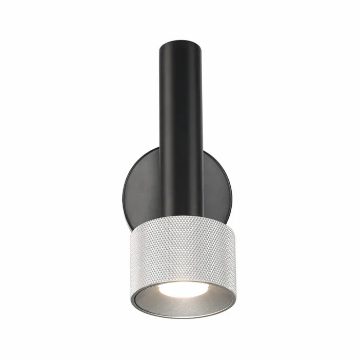 Светильник настенный iLEDEX Delta 2360-1 BK+SL от ImperiumLoft
