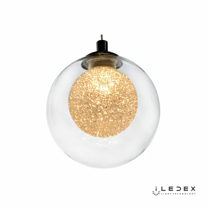 Подвесная люстра iLedex Oblivion C4457-5R Хром от ImperiumLoft