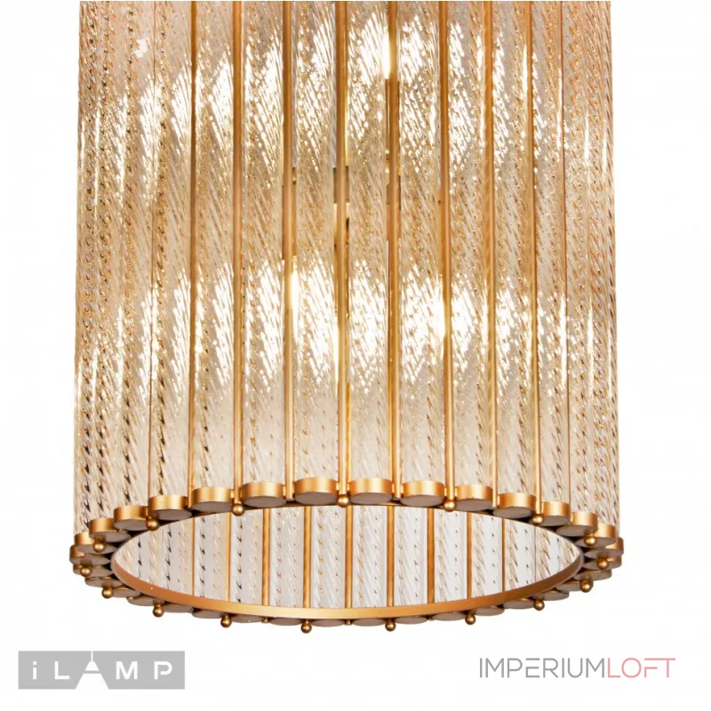 Подвесной светильник iLamp Manhattan MD0266-6 ANTIQUE BRASS