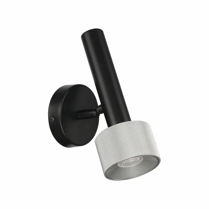 Светильник настенный iLEDEX Delta 2360-1 BK+SL от ImperiumLoft