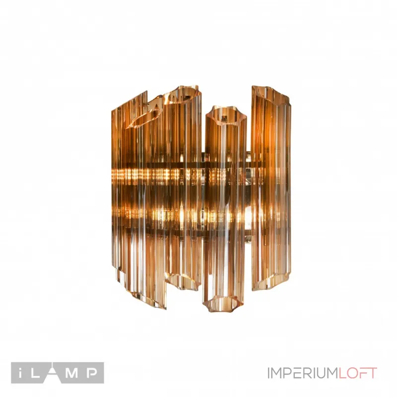 Настенный светильник iLamp MB0267-2C CHROME+BROWN от ImperiumLoft Настенный светильник iLamp MB0267-2C CHROME+BROWN от ImperiumLoft