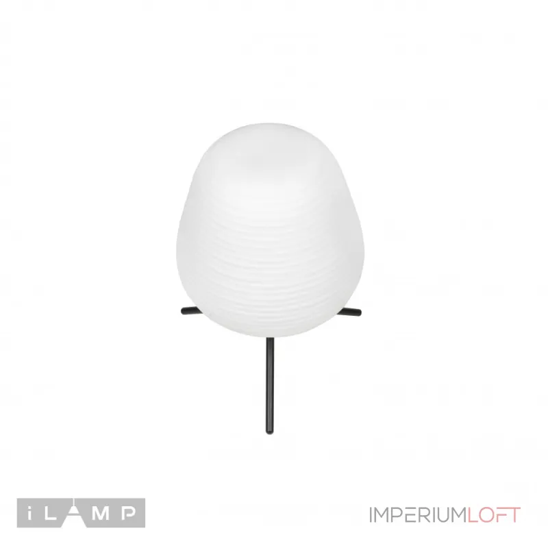 Настольная лампа iLamp Луна AТ9041-1C Белая