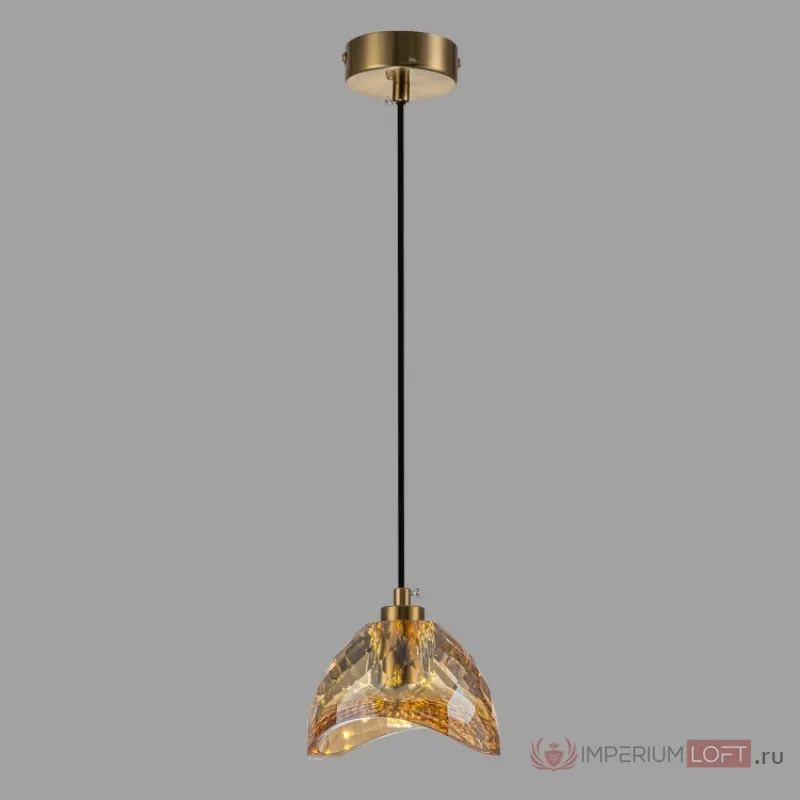 Подвесной светильник Belfast Clifton D33331-1 GL CA Янтарный от ImperiumLoft