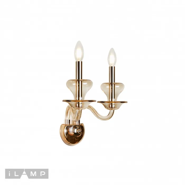 Настенный светильник iLamp Mercury W9448-2 Gold от ImperiumLoft