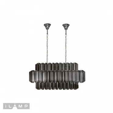 Подвесная люстра iLamp Destiny MD0267-14A CHROME+SMOKY GRAY