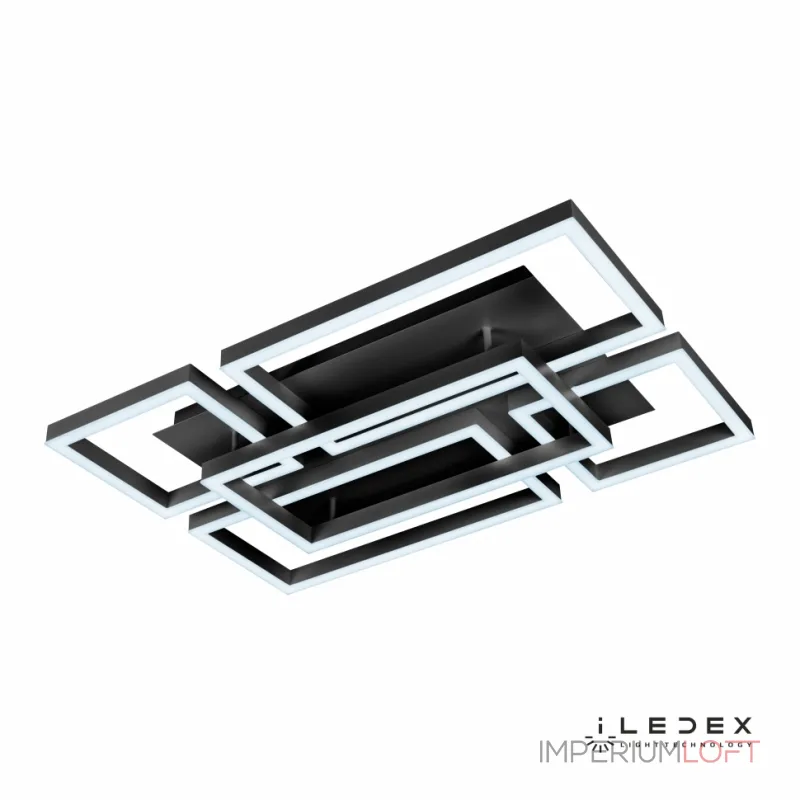 Потолочный светильник iLedex Grace 8139-500X250+250-X-T 3000-6000K Чёрный Потолочный светильник iLedex Grace 8139-500X250+250-X-T 3000-6000K Чёрный