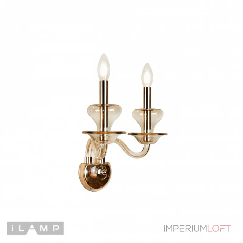 Настенный светильник iLamp Mercury W9448-2 Gold от ImperiumLoft Настенный светильник iLamp Mercury W9448-2 Gold от ImperiumLoft