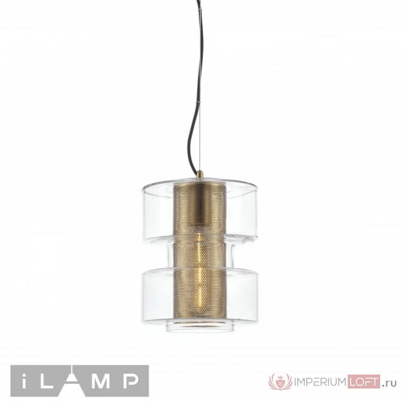 Светильник подвесной iLamp Brick P7555-1 GD от ImperiumLoft