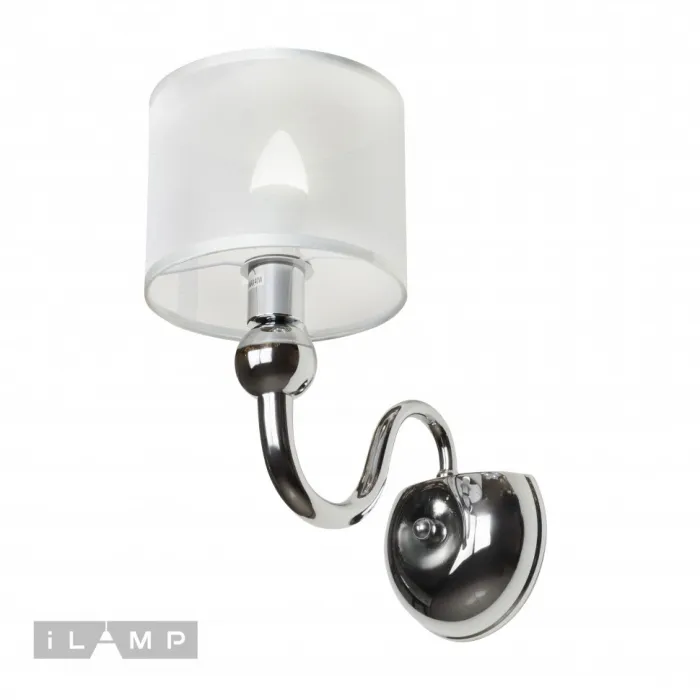 Настенный светильник iLamp Spring RM1690/1W Хром от ImperiumLoft
