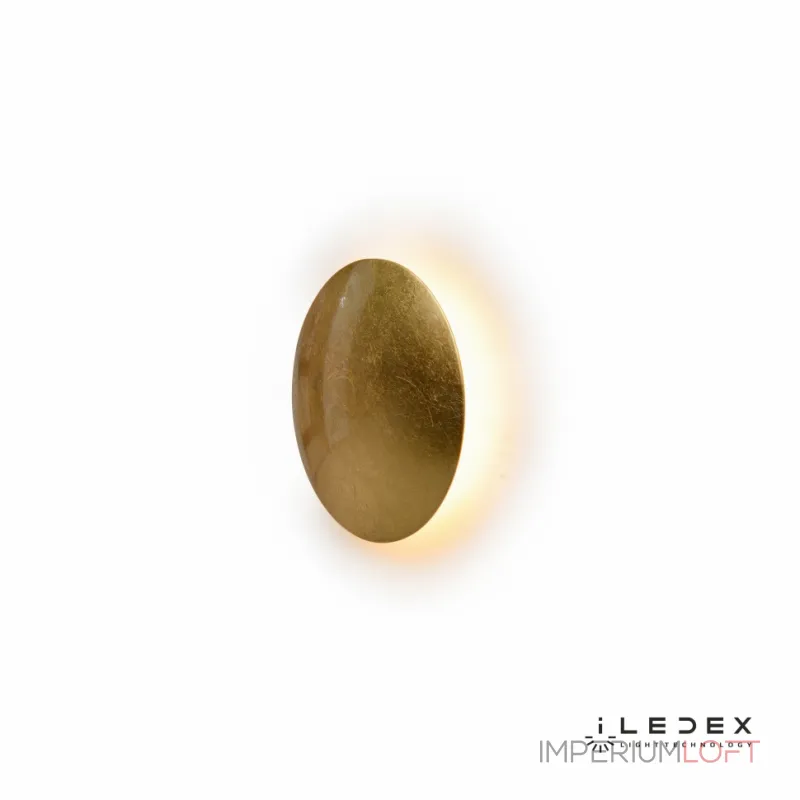 Настенный светильник iLedex Lunar ZD8102-6W 3000K gold foil Настенный светильник iLedex Lunar ZD8102-6W 3000K gold foil