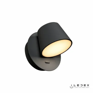 Настенный светильник iLedex Flexin W1118-1S 3000K Чёрный Настенный светильник iLedex Flexin W1118-1S 3000K Чёрный