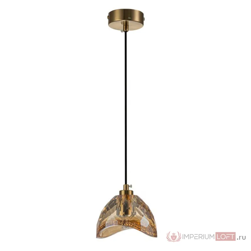 Подвесной светильник Belfast Clifton D33331-1 GL CA Янтарный от ImperiumLoft