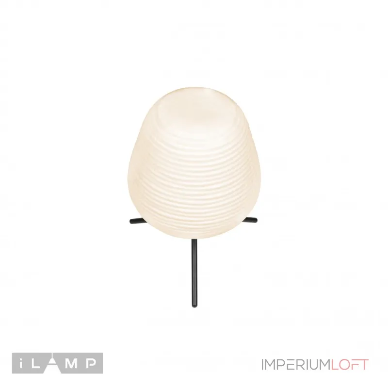 Настольная лампа iLamp Луна AТ9041-1C Белая