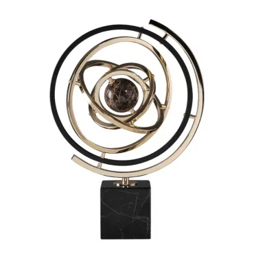 Статуэтка настольная iLedex SATURN 4171 L BLACK & GOLD