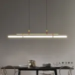 Подвесной светильник iLedex ZOOM 9498P-46W-3000K GOLD&BROWN&WHITE от ImperiumLoft