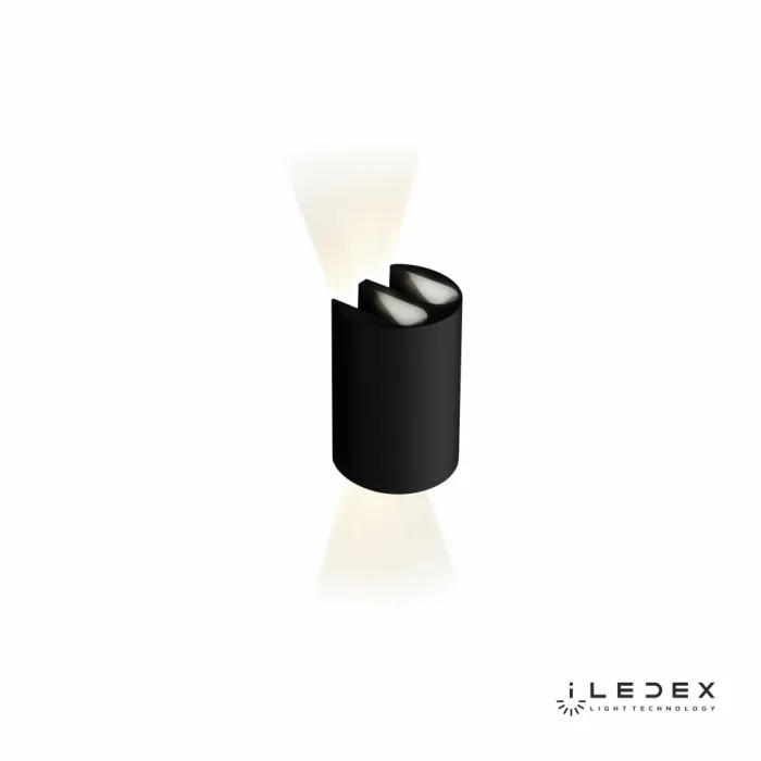 Настенный светильник iLedex Double ZD8161-12W 3000K matt black от ImperiumLoft
