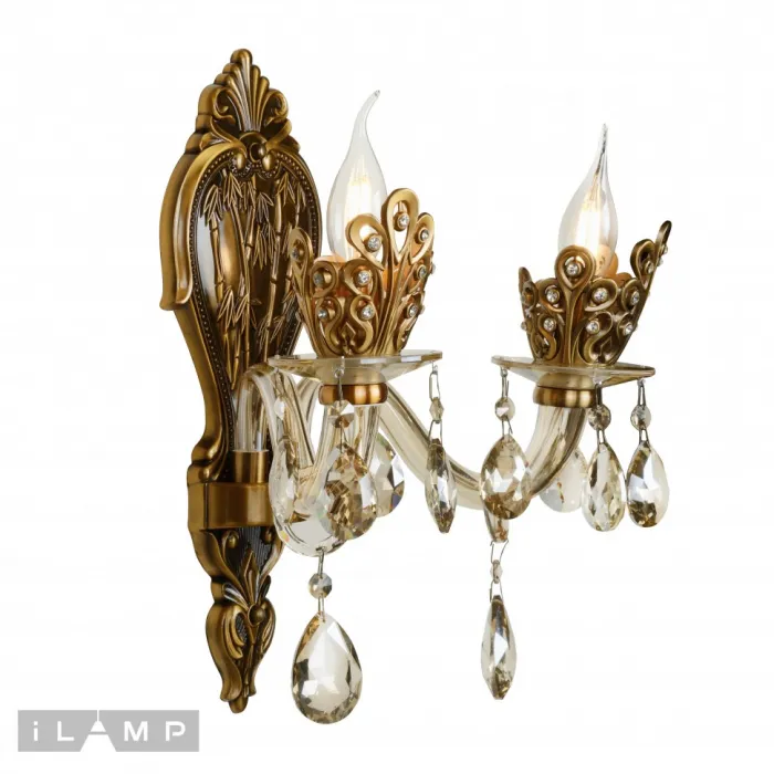 Настенный светильник iLamp Asia 61078/2 Бронзовый от ImperiumLoft