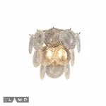 Настенный светильник iLamp ROCKFELLER W2549-2 NICKEL от ImperiumLoft