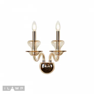 Настенный светильник iLamp Mercury W9448-2 Gold от ImperiumLoft