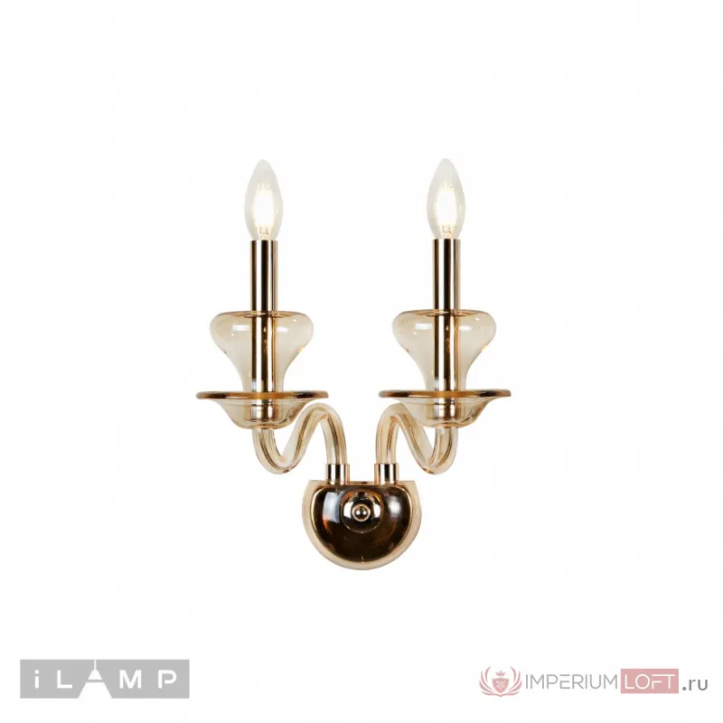 Настенный светильник iLamp Mercury W9448-2 Gold от ImperiumLoft