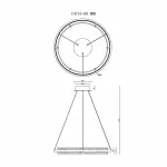 Светильник подвесной iLEDEX Meridian C4716-60 MBK от ImperiumLoft