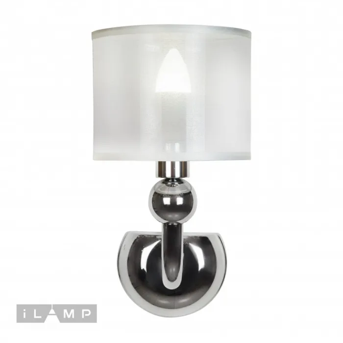 Настенный светильник iLamp Spring RM1690/1W Хром от ImperiumLoft