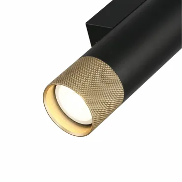 Светильник настенный iLEDEX Delta 2365-2 BK+BR от ImperiumLoft