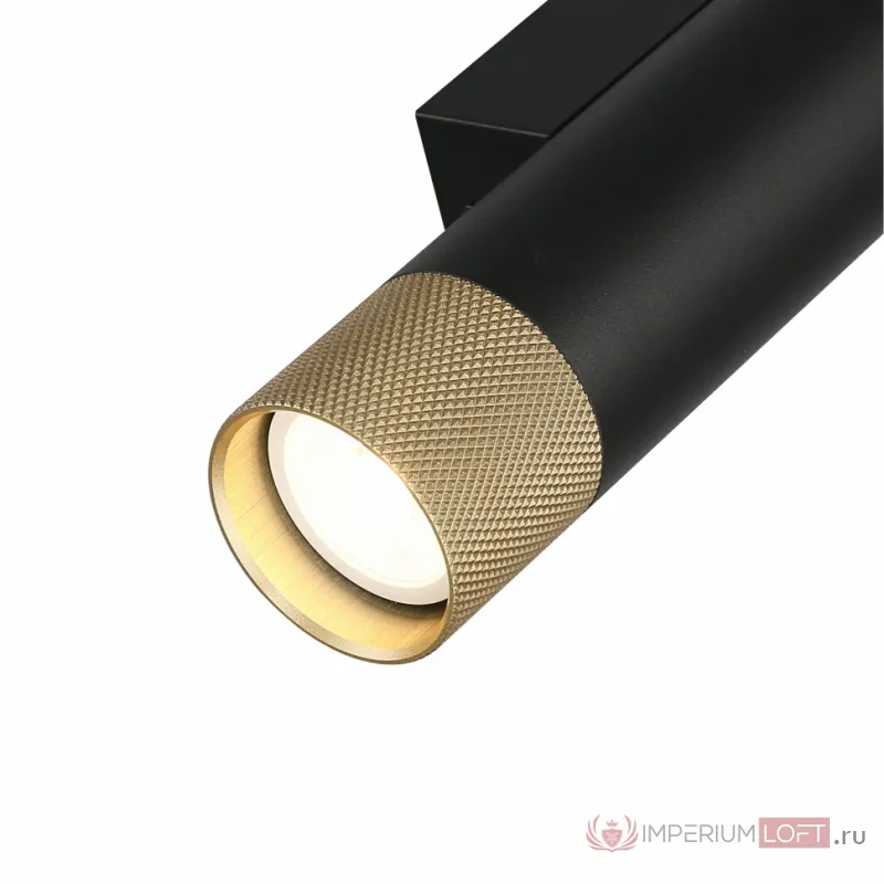 Светильник настенный iLEDEX Delta 2365-2 BK+BR от ImperiumLoft