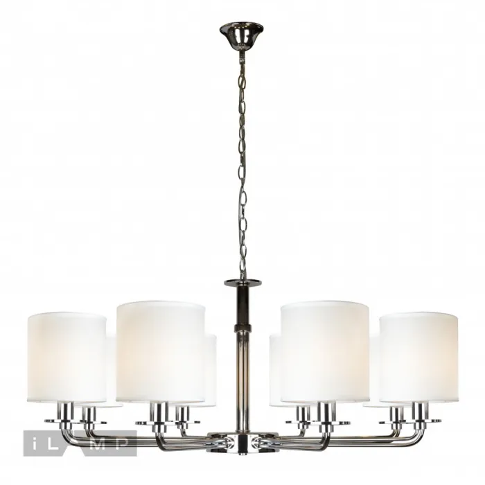 Подвесная люстра iLamp Joy RM003/8 Хром от ImperiumLoft