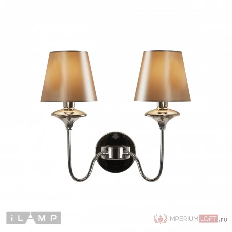 Настенный светильник iLamp Rolling W2406-2 Nickel от ImperiumLoft