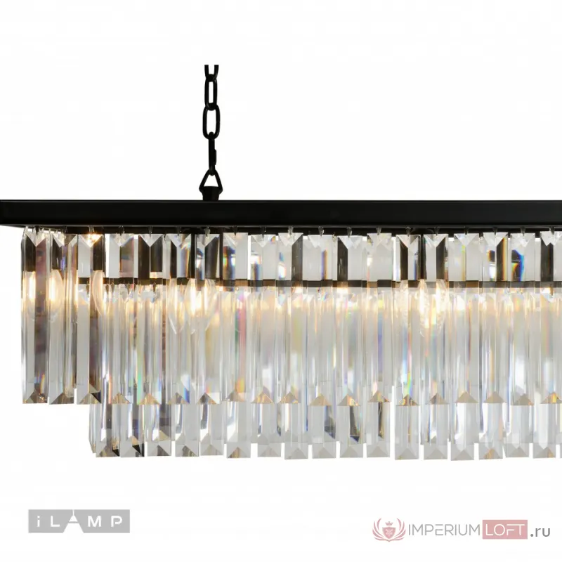 Подвесная люстра iLamp Triumph 6118-1000 Черная от ImperiumLoft