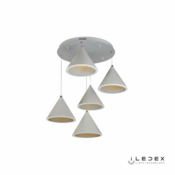 Подвесной светильник iLedex Moon WL8858-5 Белый от ImperiumLoft
