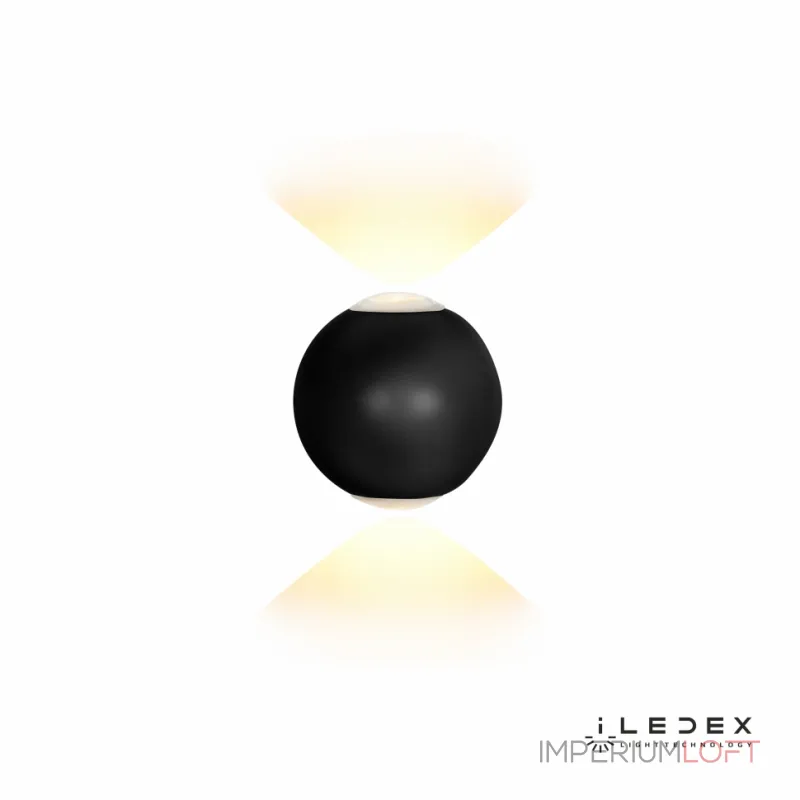 Настенный светильник iLedex Rainbow ZD8168-6W 3000K matt black
